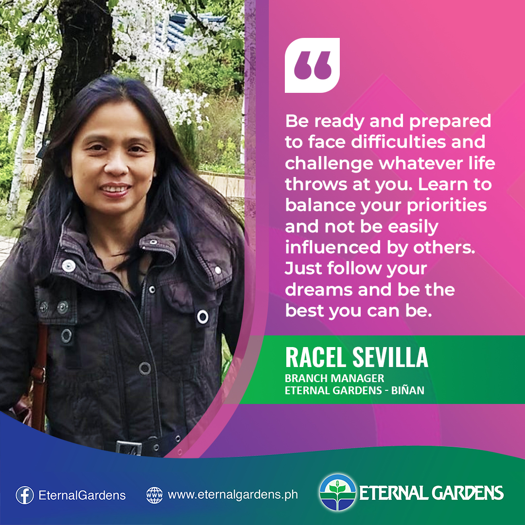 In the Spotlight: An Empowered Women, Ms. Racel Sevilla